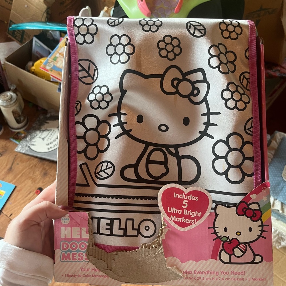 Y2K VINTAGE HELLO KITTY DIY messenger bag